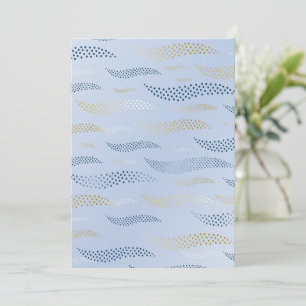 Waves Tiger (stylized pattern) 4 Thank You Card