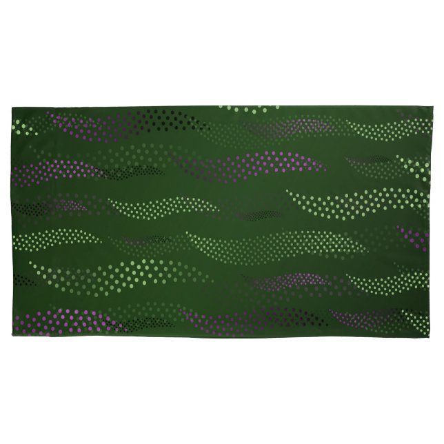 Waves Tiger (stylized pattern) 5 Pillow Case (Front)