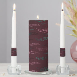 Waves Tiger (stylized pattern) 6 Unity Candle Set