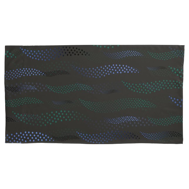 Waves Tiger (stylized pattern) 7 Pillow Case (Front)