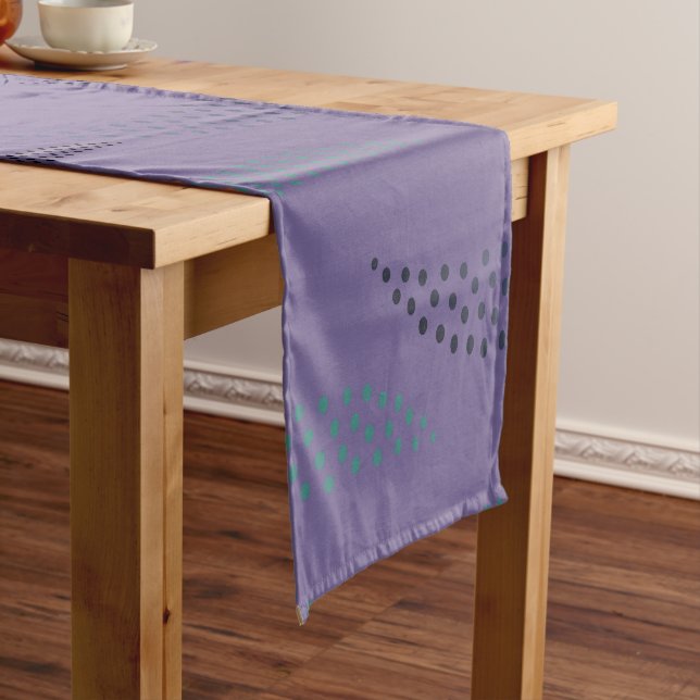 Waves Tiger (stylized pattern) 9 Short Table Runner (In Situ)