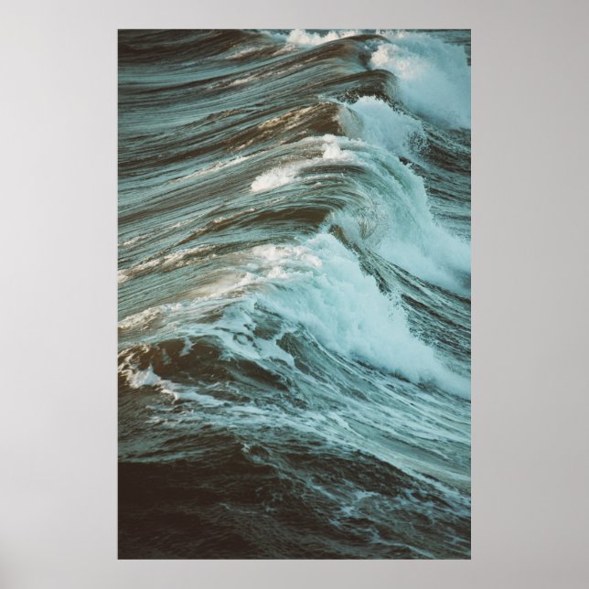 WAVES VINTAGE PHOTO POSTER (Front)