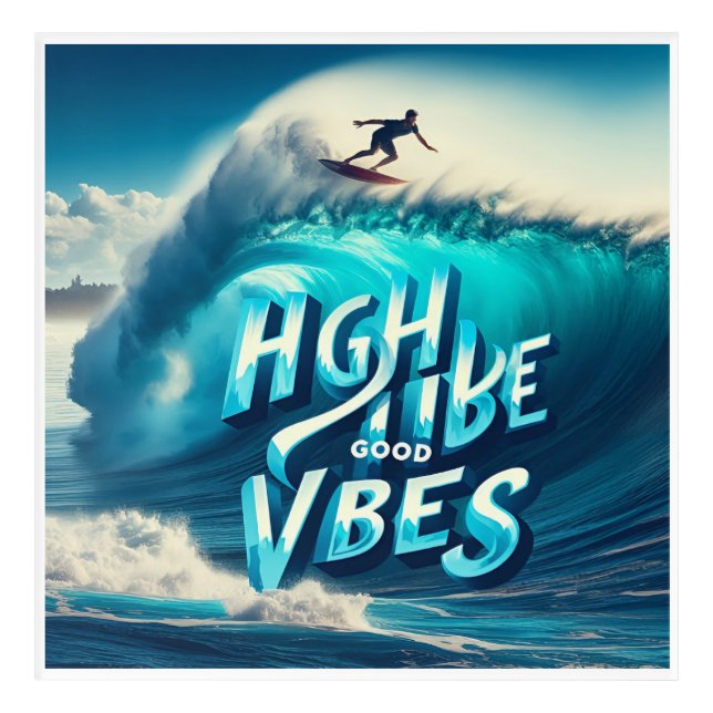 Waves & Wanderlust Collection Acrylic Print (Front)