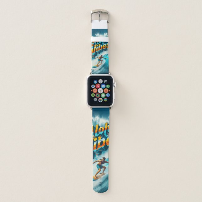 Waves & Wanderlust Collection Apple Watch Band (Front)