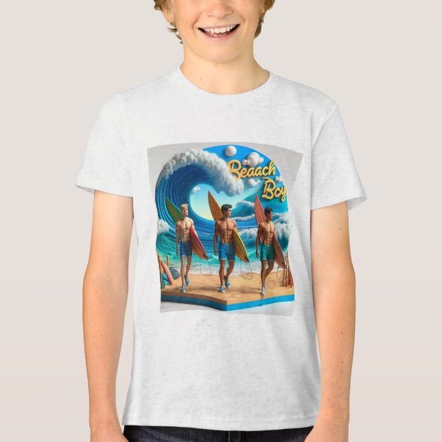 Waves & Wanderlust Collection Tri-Blend Shirt (Front)