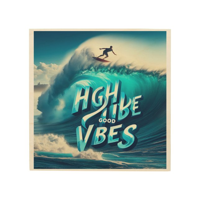 Waves & Wanderlust Collection Wood Wall Art (Front)