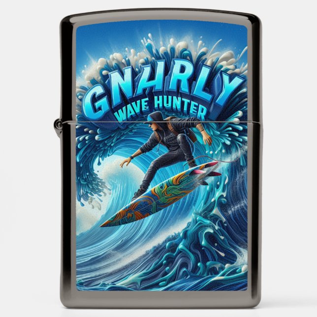Waves & Wanderlust Collection Zippo Lighter (Front)