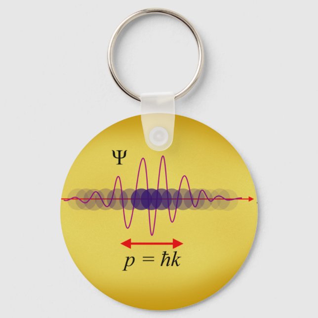 Wavicle Duality Keychain (Front)