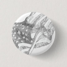 Waving American flag