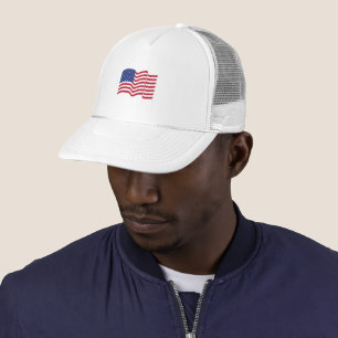 Waving American Flag Hat