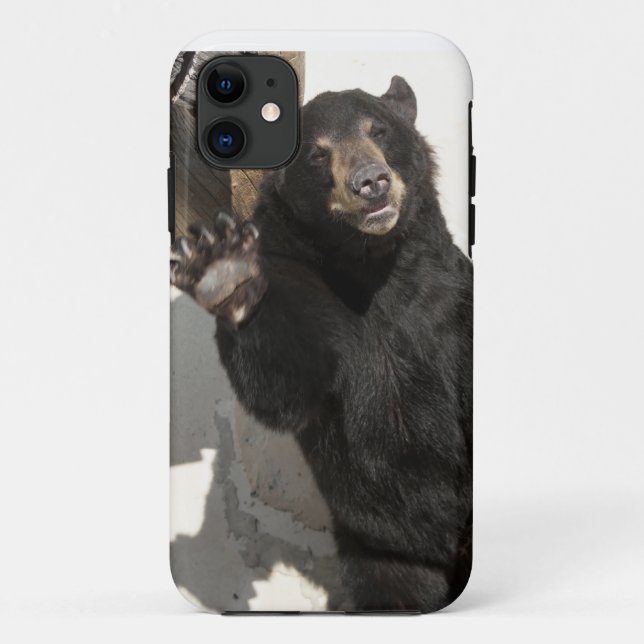 Waving Bear Case-Mate iPhone Case (Back)