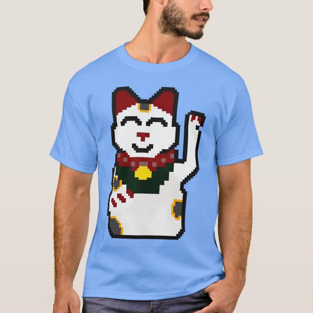 Waving Cat gift T-Shirt (Front)