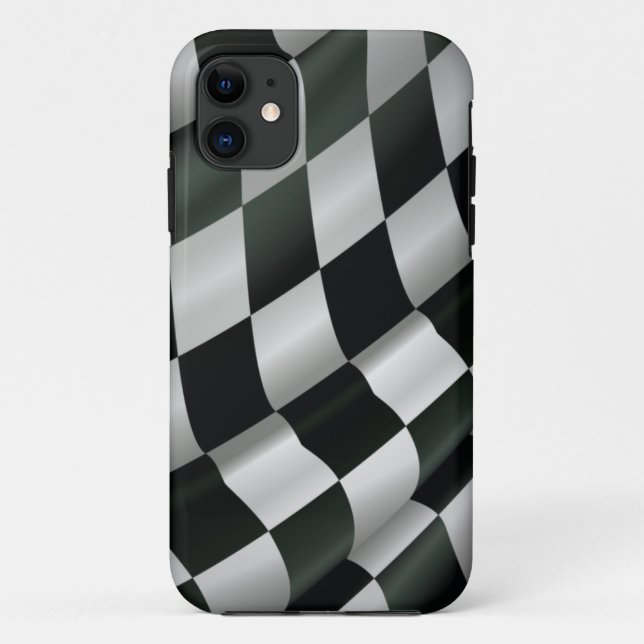 Waving Checkered Flag iPhone 5 Case (Back)