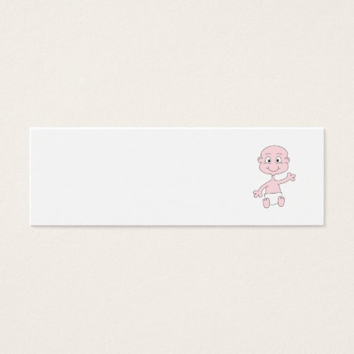 Customizable Waving Cute Baby. Business Card
