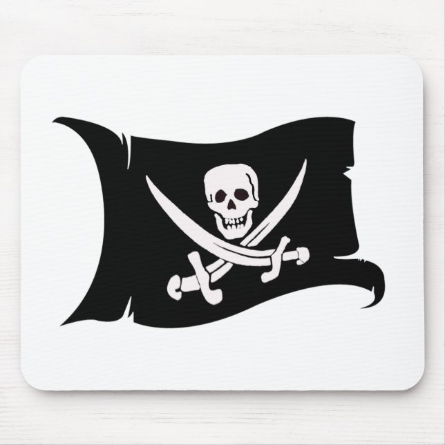 Waving Flag #10 Jack Rackham Mouse Pad (Front)