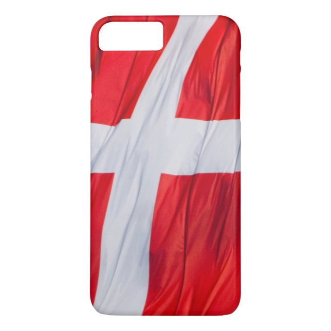 Waving Flag of Denmark Case-Mate iPhone Case (Back)