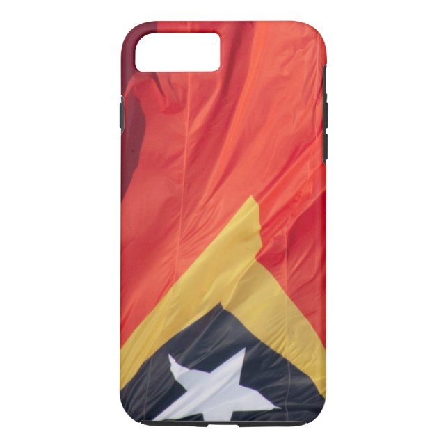 Waving Flag of East Timor Case-Mate iPhone Case (Back)