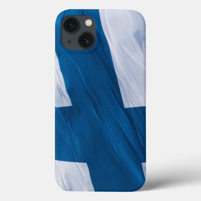 Waving Flag of Finland Case-Mate iPhone Case (Back)