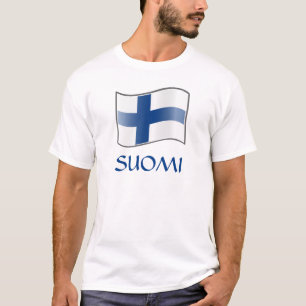 Waving Flag of Finland Suomi T-Shirt