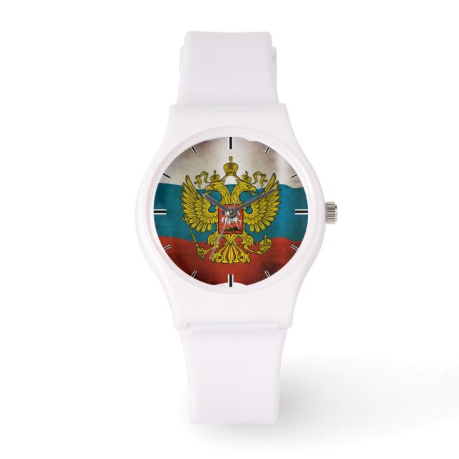 Waving flag of Russia Watch (Front)