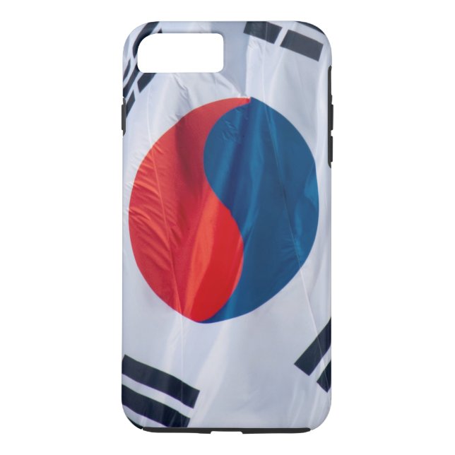 Waving Flag of South Korea Case-Mate iPhone Case (Back)