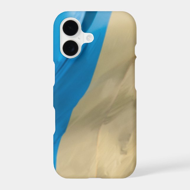 Waving Flag of Ukraine Iphone Case (Back)
