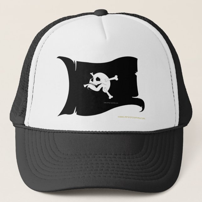 Waving Flag Trucker Hat (Front)