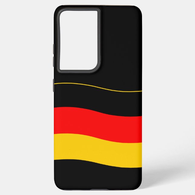 Waving German Flag Samsung Galaxy Case (Back)