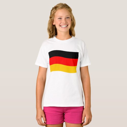 Waving German Flag T_Shirt