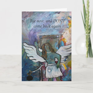 Waving Goodbye to bad relationship card