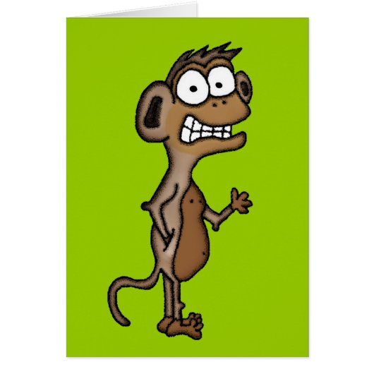 Waving Monkey Cards (Front)