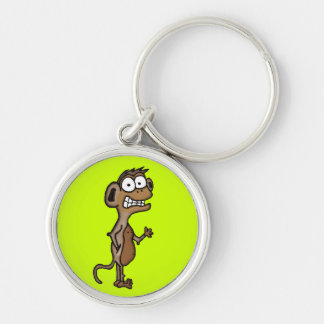 Waving Monkey Keychain
