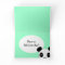 Waving Panda Birthday card