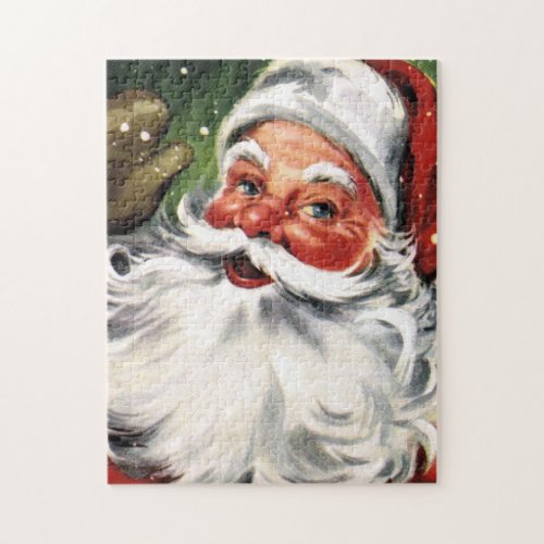 Waving Santa Claus Jigsaw Puzzle