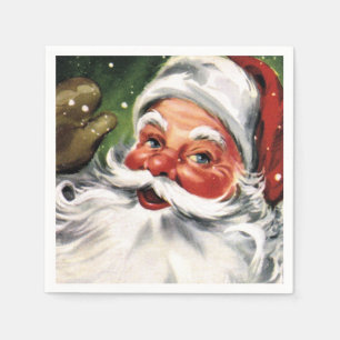 Waving Santa Claus Napkins