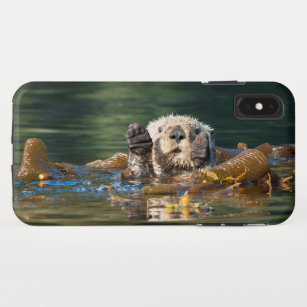 Waving Sea Otter iPhone XS Max Case