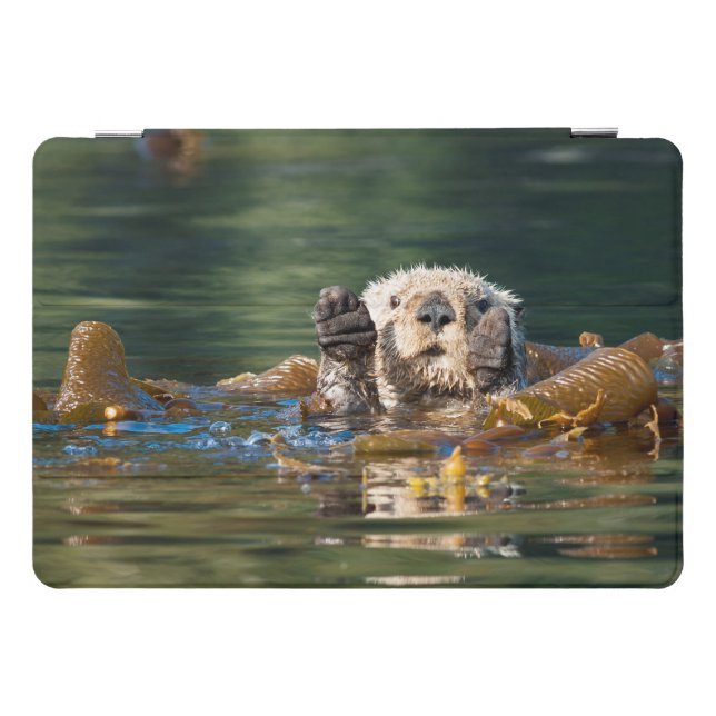 Waving Sea Otter iPad Pro Cover (Horizontal)
