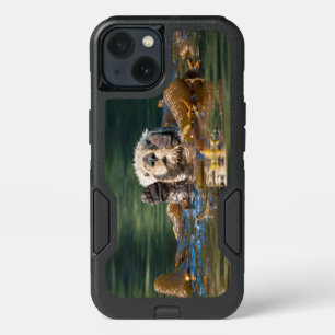 Waving Sea Otter iPhone 13 Case