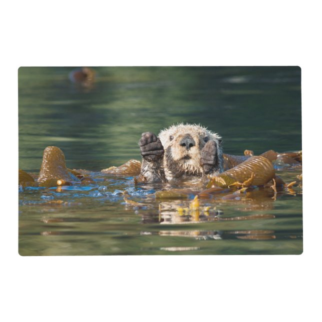 Waving Sea Otter Placemat (Front)