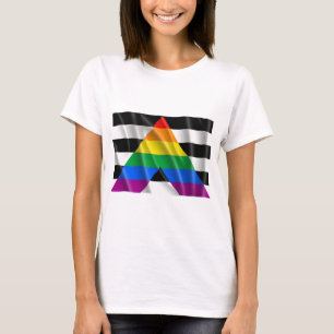 Waving straight ally flag T-Shirt