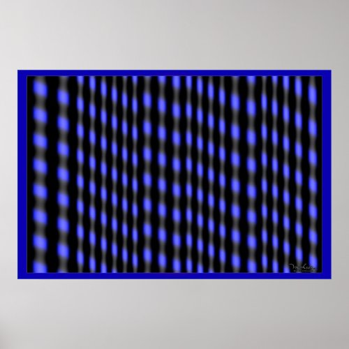 Waving Surface Optical Illusion Poster