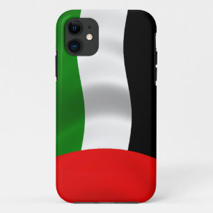 Waving UAE Flag iPhone 11 Case