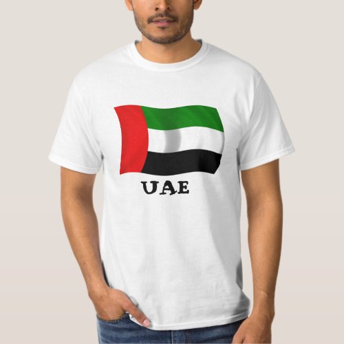 Waving UAE Flag T_Shirt