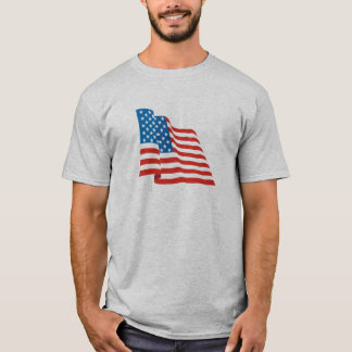 waving US flag T-Shirt