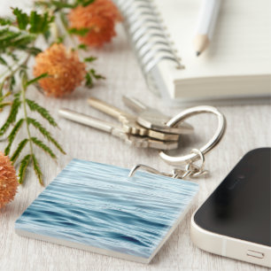 Waving water keychain