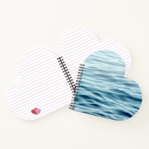 Waving water notebook