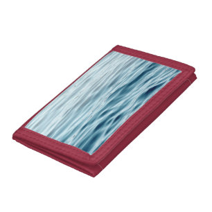 Waving water tri-fold wallet
