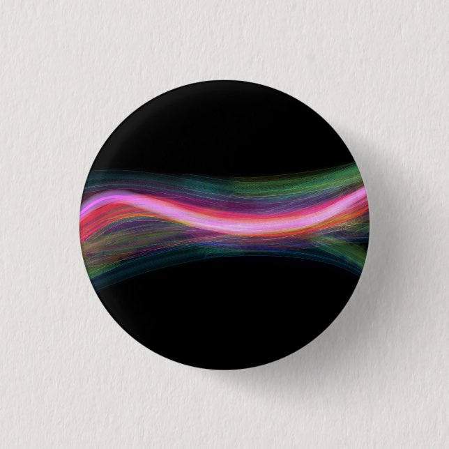 Wavy background with colorful lines button (Front)