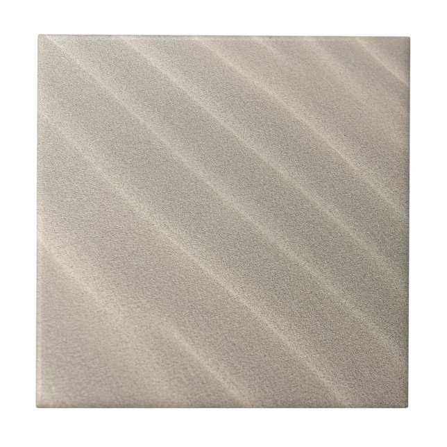 Wavy Beach Sand Ceramic Tile (Front)