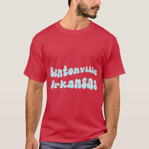 Wavy Bentonville Arkansas T-Shirt